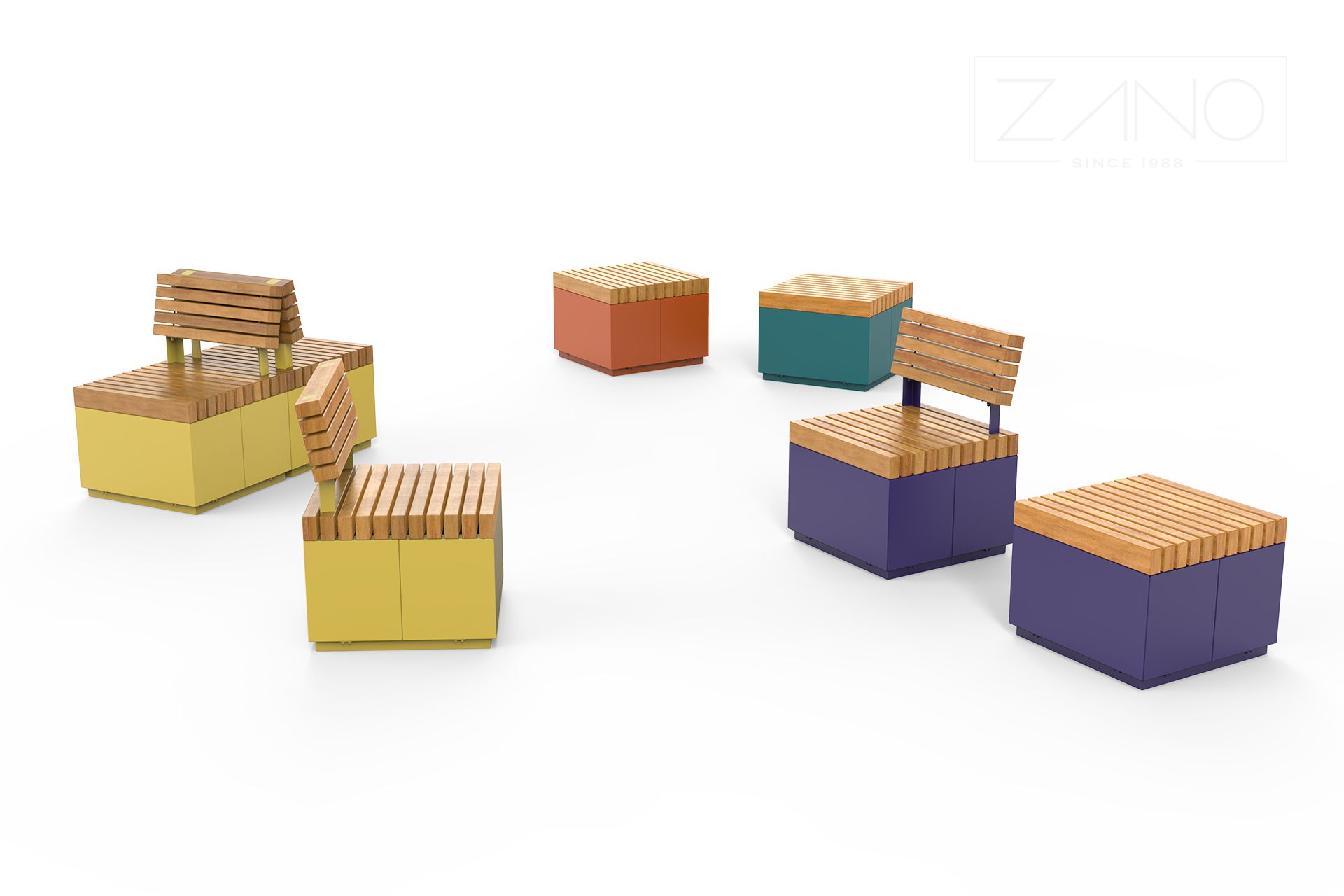 Quadro seat | ZANO urban furniture