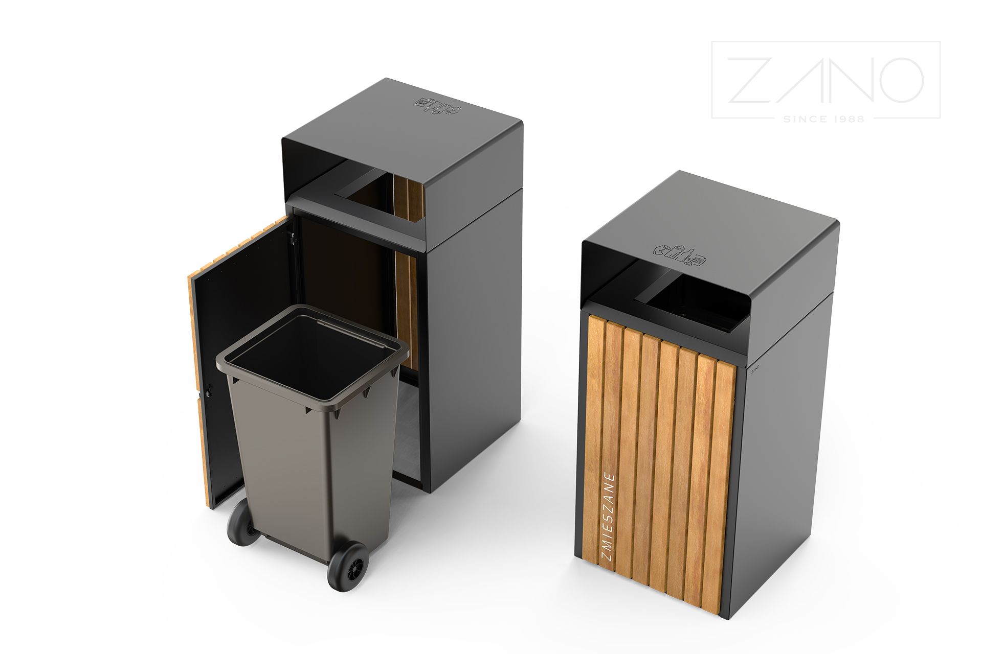 Waste basket Quadro